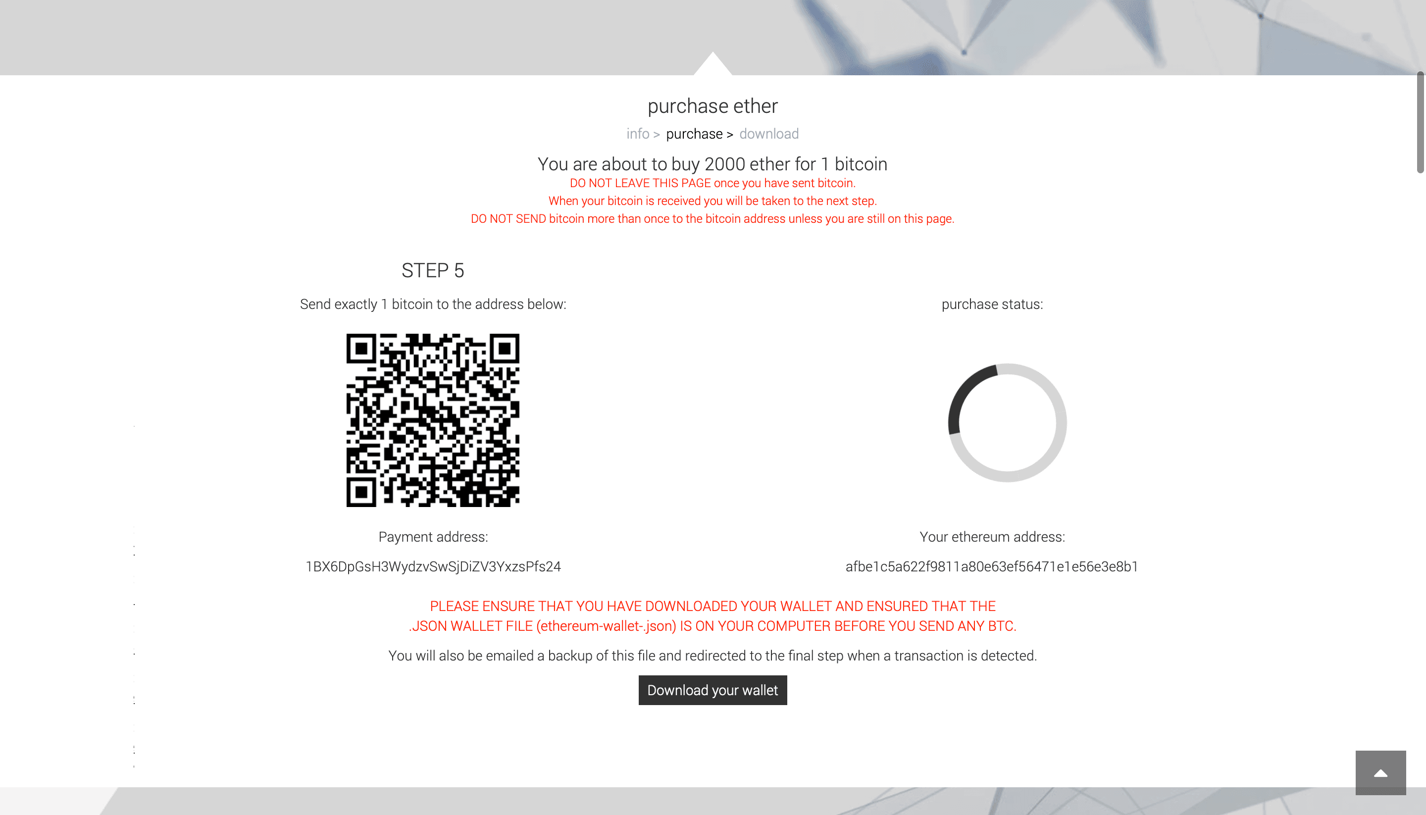 Ethereum Presale Wallet Download