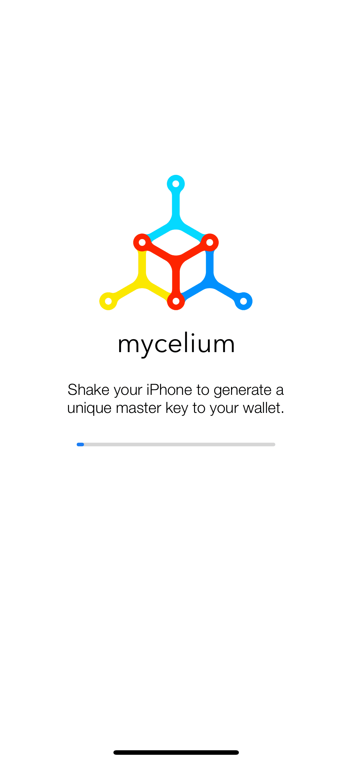 Génération d’entropie dans l’application mobile Mycelium.